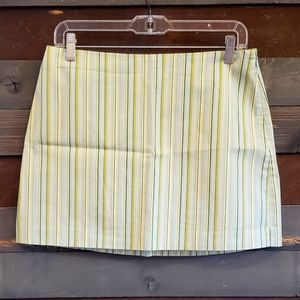 Y2K Express Stretch Striped Mini Skirt Size 5/6
